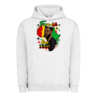 Free Ish Since 1865 Black Man Urban Hoodie | Teevron