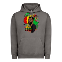 Pigment Tornado free ish since 1865 black man Urban Hoodie - HRA Design Shop