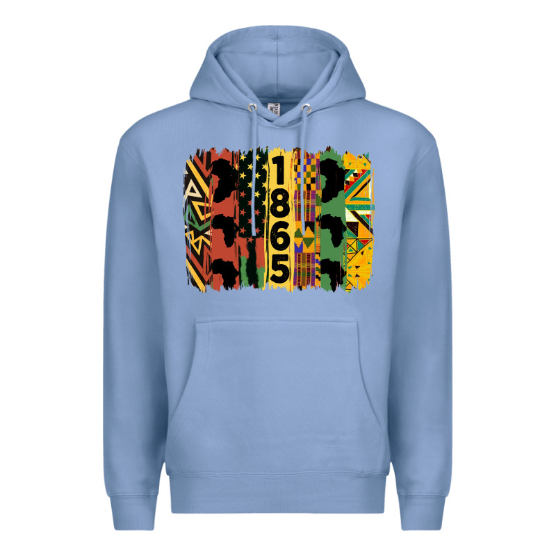 Juneteenth 1865 Brush Stroke Premium Hoodie by HRA Design Shop | Teevron
