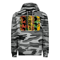 Slate Camo juneteenth 1865 brush stroke Premium Hoodie - HRA Design Shop
