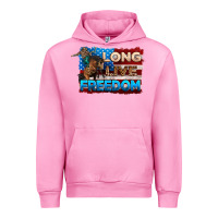 Fuchsia Pink Long live freedom 4th of july Urban Hoodie - Neo Western