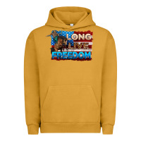 Pigment Peanut Butter Long live freedom 4th of july Urban Hoodie - Neo Western