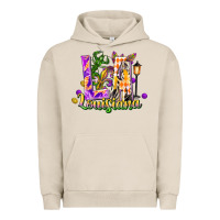Pigment French Oak louisiana la mardi gras Urban Hoodie - FaDigitalArtStudio
