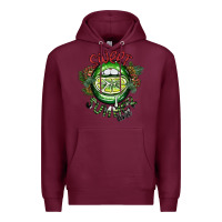 Burgundy sweet summer time Premium Hoodie - SublimationCraftShop