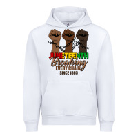 White breaking every chain since 1865 Urban Hoodie - HRA Design Shop