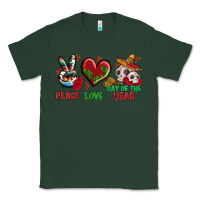 Sports Green Peace Love Day Of The Dead Classic Tee - BundleAndBundleShop