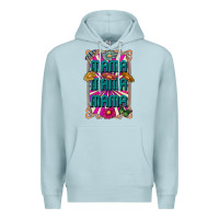 Blue Mist mama mama mama Premium Hoodie - CowhideDigitalArt
