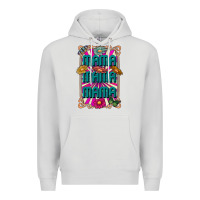 Dove Grey mama mama mama Premium Hoodie - CowhideDigitalArt
