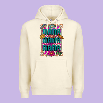 Mama Mama Mama Premium Hoodie Designed By Cowhidedigitalart