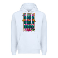 White mama mama mama Premium Hoodie - CowhideDigitalArt