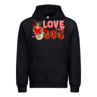 Black love bug Urban Hoodie - FaDigitalArtStudio