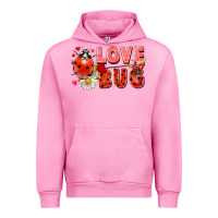 Fuchsia Pink love bug Urban Hoodie - FaDigitalArtStudio