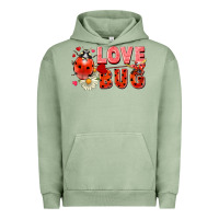 Pigment Oil Green love bug Urban Hoodie - FaDigitalArtStudio