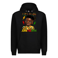 Black little mister juneteenth Premium Hoodie - HRA Design Shop
