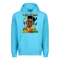 Ocean Blue little mister juneteenth Premium Hoodie - HRA Design Shop