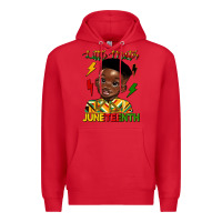 Red little mister juneteenth Premium Hoodie - HRA Design Shop