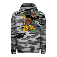 Slate Camo little mister juneteenth Premium Hoodie - HRA Design Shop