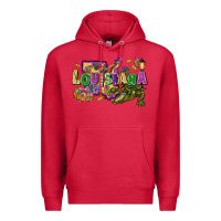 Cardinal louisiana mardi gras Premium Hoodie - FaDigitalArtStudio