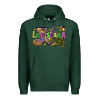 Sports Green louisiana mardi gras Premium Hoodie - FaDigitalArtStudio