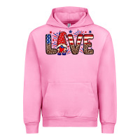 Fuchsia Pink Love gnome Urban Hoodie - Neo Western