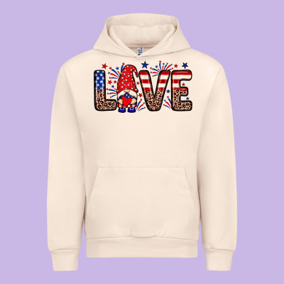 Love Gnome Urban Hoodie Designed By Neo Western