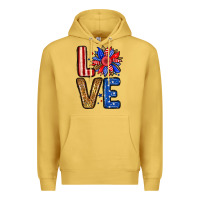 Antique Gold Love sunflower Premium Hoodie - Neo Western