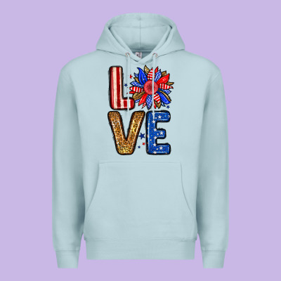 Love Sunflower Premium Hoodie Designed By Neo Western