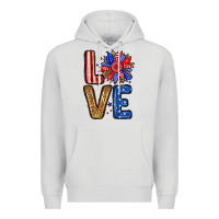 Dove Grey Love sunflower Premium Hoodie - Neo Western
