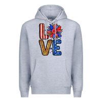 Heather Grey Love sunflower Premium Hoodie - Neo Western