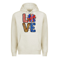 Oatmeal Heather Love sunflower Premium Hoodie - Neo Western