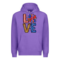 Purple Love sunflower Premium Hoodie - Neo Western