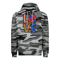 Slate Camo Love sunflower Premium Hoodie - Neo Western