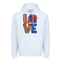 White Love sunflower Premium Hoodie - Neo Western