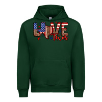 Forest Green Love Texas Urban Hoodie - Neo Western
