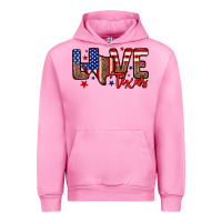 Fuchsia Pink Love Texas Urban Hoodie - Neo Western