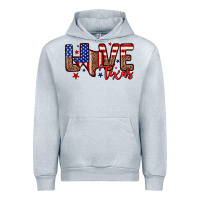 Heather Grey Love Texas Urban Hoodie - Neo Western
