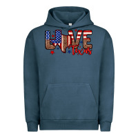 Pigment Midnight Navy Love Texas Urban Hoodie - Neo Western