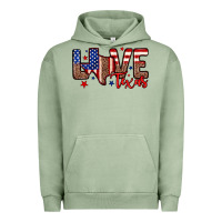 Pigment Oil Green Love Texas Urban Hoodie - Neo Western