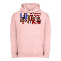 Pigment Salmon Love Texas Urban Hoodie - Neo Western