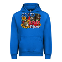 Cobalt Proud army mom 4th of july Urban Hoodie - CowGirlArtShop