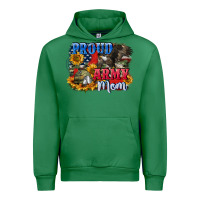 Emerald Proud army mom 4th of july Urban Hoodie - CowGirlArtShop