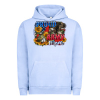 Pigment Grape Ice Proud army mom 4th of july Urban Hoodie - CowGirlArtShop