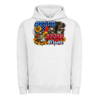 Pigment Lunar Rock Proud army mom 4th of july Urban Hoodie - CowGirlArtShop