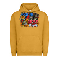 Pigment Peanut Butter Proud army mom 4th of july Urban Hoodie - CowGirlArtShop