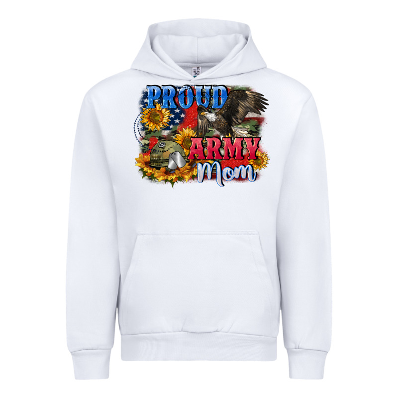 Proud Army Mom 4th Of July Urban Hoodie by CowGirlArtShop | Teevron