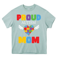 Arona lil autism mom Heavy Core Tee - CowhideDigitalArt