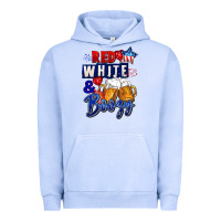 Pigment Grape Ice Red white and boozy 4th of july Urban Hoodie - CowGirlArtShop