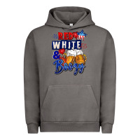 Pigment Tornado Red white and boozy 4th of july Urban Hoodie - CowGirlArtShop