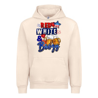 Sandshell Red white and boozy 4th of july Urban Hoodie - CowGirlArtShop