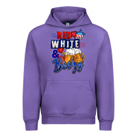 Tulip Red white and boozy 4th of july Urban Hoodie - CowGirlArtShop